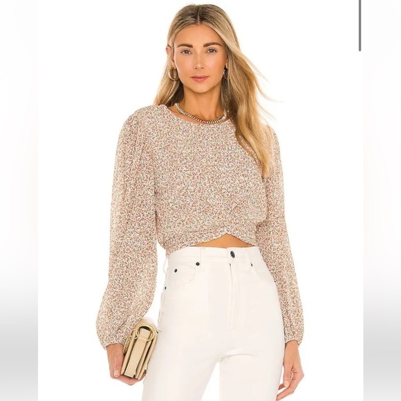 MINKPINK Pants - Twist multicolor blouse top